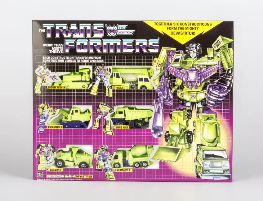 TRANSFORMERS G1 Reissue Carded Devastator Brand New Toy Action Shipping free 