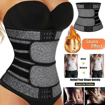 

Neoprene Sauna Waist Trainer Corset Sweat Belt for Women Weight Loss Workout Sport Girdle Waist Band Body Shaper Faja Shapewear