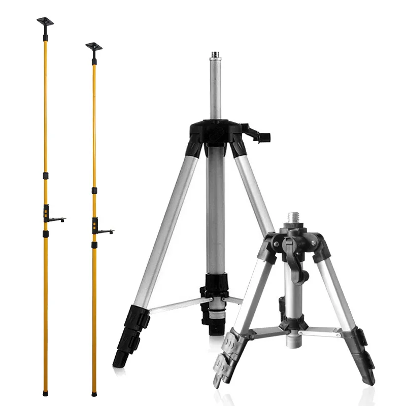 

Glistening Green Level 3 M 4-Holder Expansion Link Laser Infrared Height Adjustable Support Rod Tripod Universal Gradienter