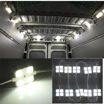

40 Led White Car Interior Reading Lights Waterproof LED Modules Parts Car Lamps Light For LWB Van Trailer Boats RV