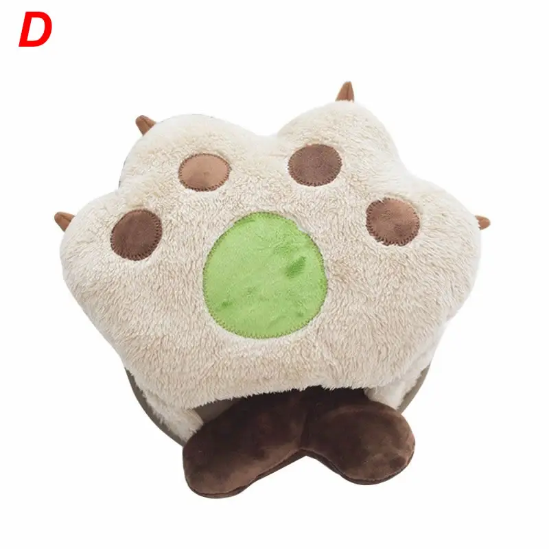 D Мышь коврик милый Коготь Paw USB Мышь коврик ручной теплые зимние Отопление Мышь Pad напульсник - Цвет: D