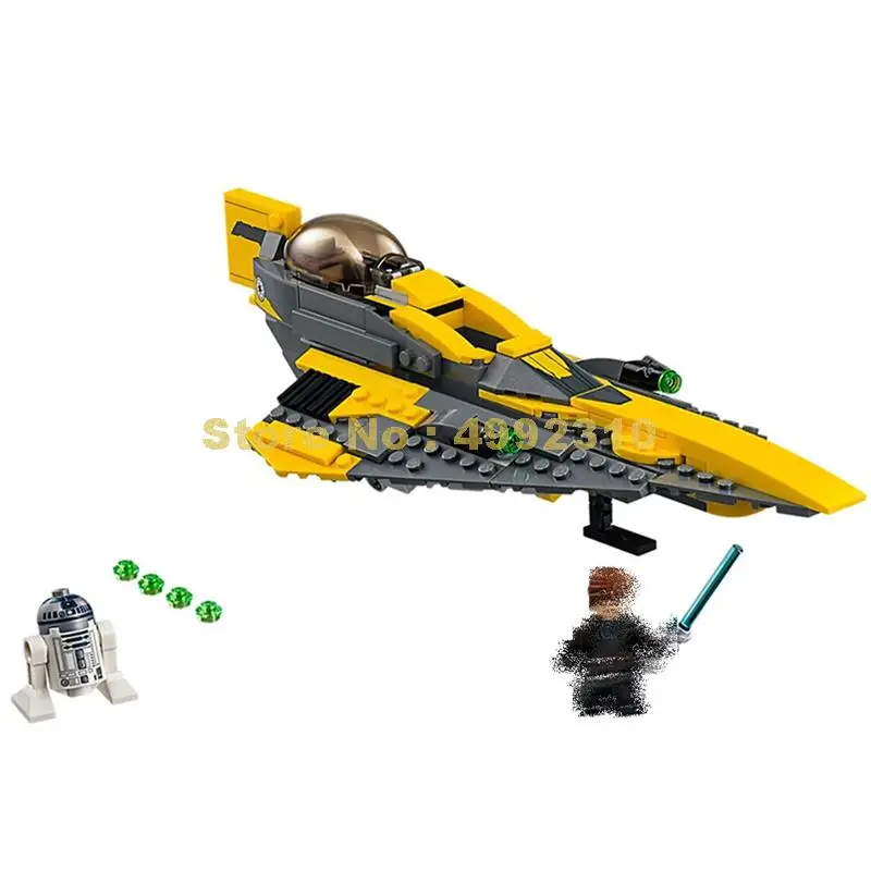 

277pcs star wars anakin's jedi fighter building blocks 75214 Bricks Toy