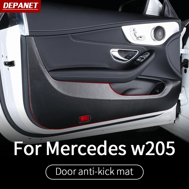 Auto tür anti-kick pad Für Mercedes w205 amg coupe/innen trim c63