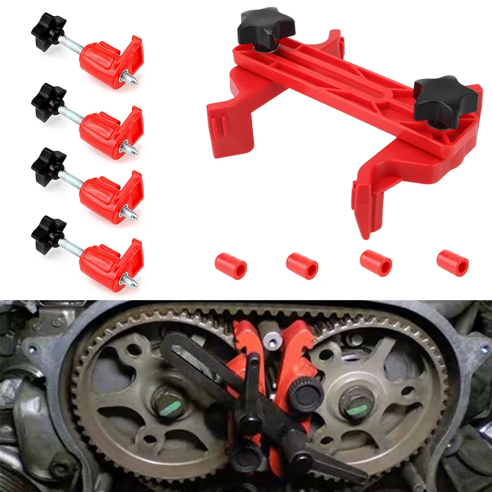 

Auto Accessories Camshaft Lock Holder Car Engine Cam Timing Locking Tool Universal Car Master Cam Clamp Kit