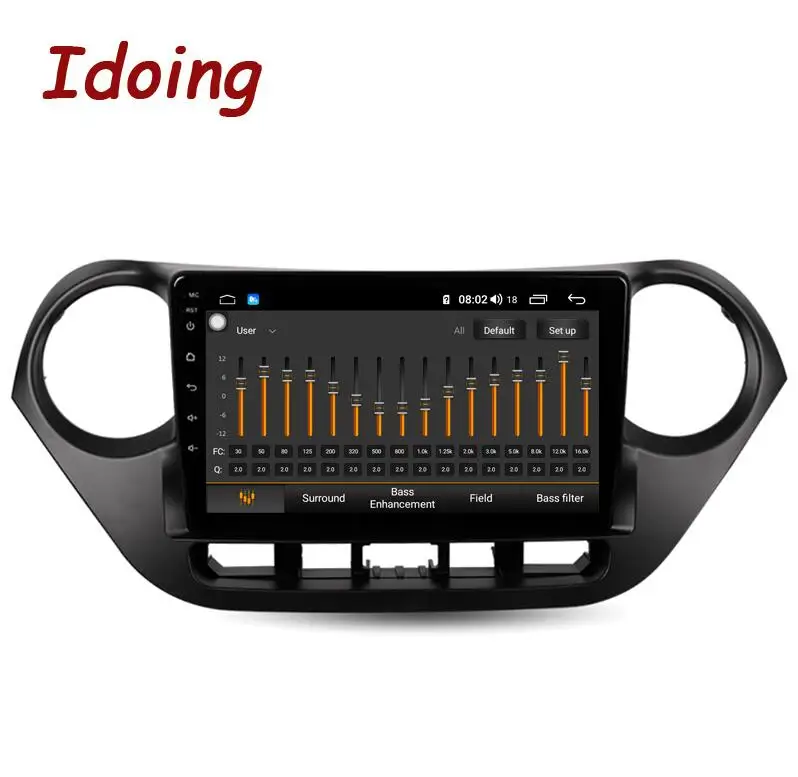 Idoing " Автомобильный Android8.1 радио Vedio мультимедийный плеер для hyundai I10 2013- 4G+ 64G Восьмиядерный gps навигация no 2din - Цвет: Standard