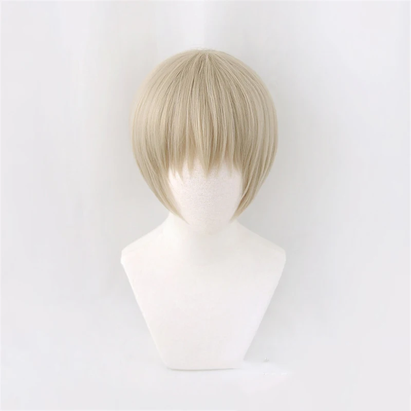 

Toge Inumaki Cosplay Jujutsu Kaisen Cosplay Men Short Christmas Wig Cosplay Anime Wigs Heat Resistant Synthetic Wigs + Wig Cap