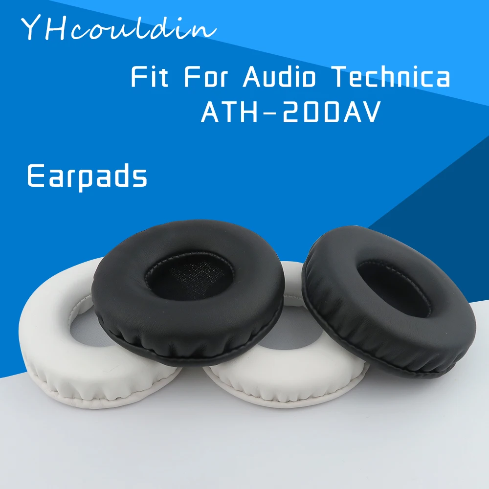 

YHcouldin Earpads For Audio Technica ATH 200AV ATH-200AV Headphone Accessaries Replacement Leather