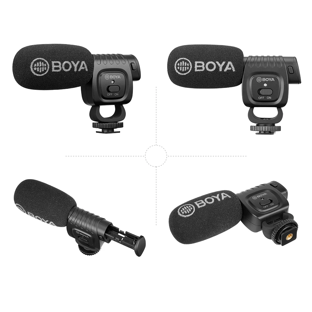 BOYA BY BM3011 кардиоидный конденсаторный микрофон с аудиокабелем TRS TRRS для смартфонов