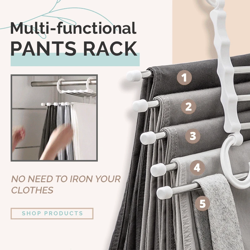Multi-functional Pants Rack 5 in 1 Multi-functional Trouser Storage Rack Adjustable Pants Tie Storage Shelf Closet Organizer Sta
Multi-functional Pants Rack 5 in 1 Multi-functional Trouser Storage Rack Adjustable Pants Tie Storage Shelf Closet Organizer Sta