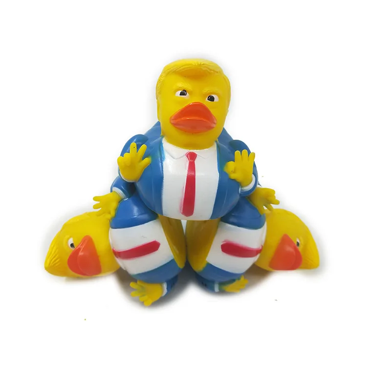 Новый мультфильм утки Трамп купальный душ плавающая вода США президент