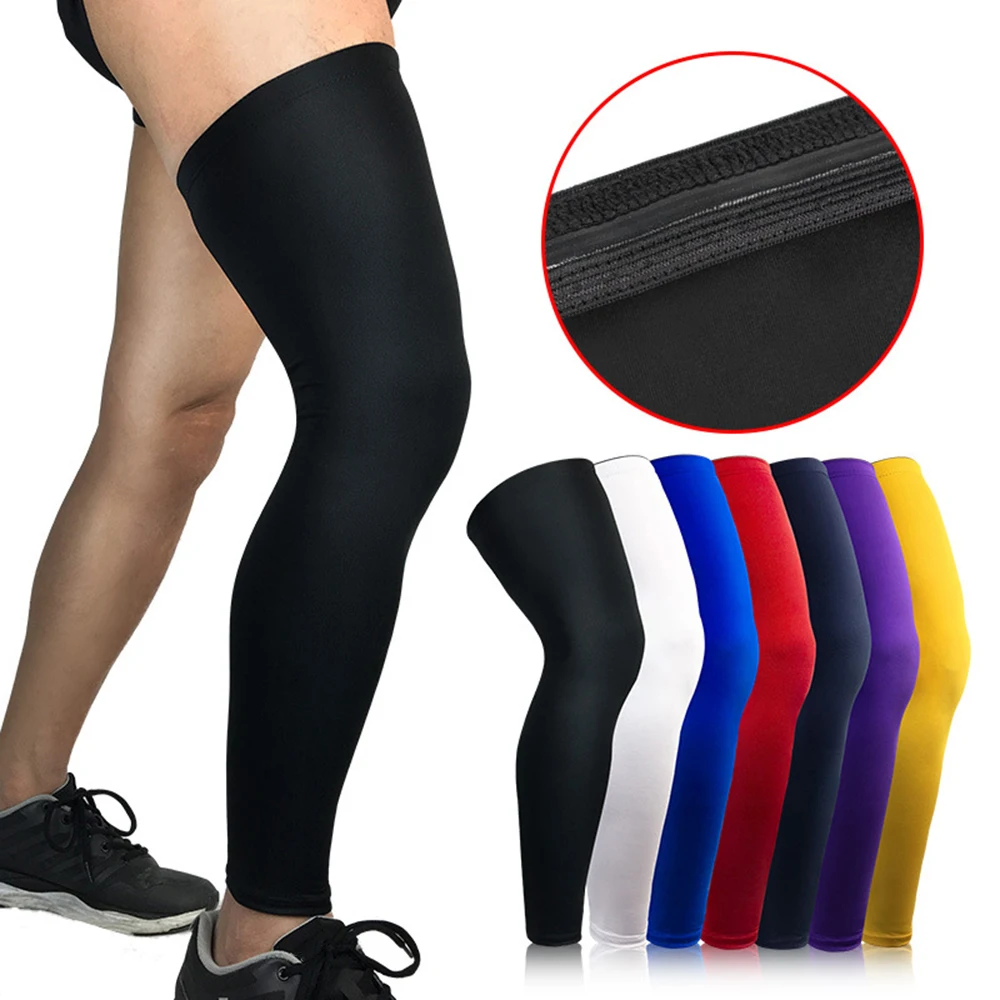 

Solid Color 1 PCS Elastic Knee Pads Sports Fitness Kneepad Gear Patella Brace Shin Guard Running Basketball Volleyball Support