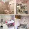 Shiny Rose Gold Polka Dots Wall Stickers Circles DIY Stickers for Kids Room Baby Nursery Room Home Decoration Wall Decals Vinyl ► Photo 2/6