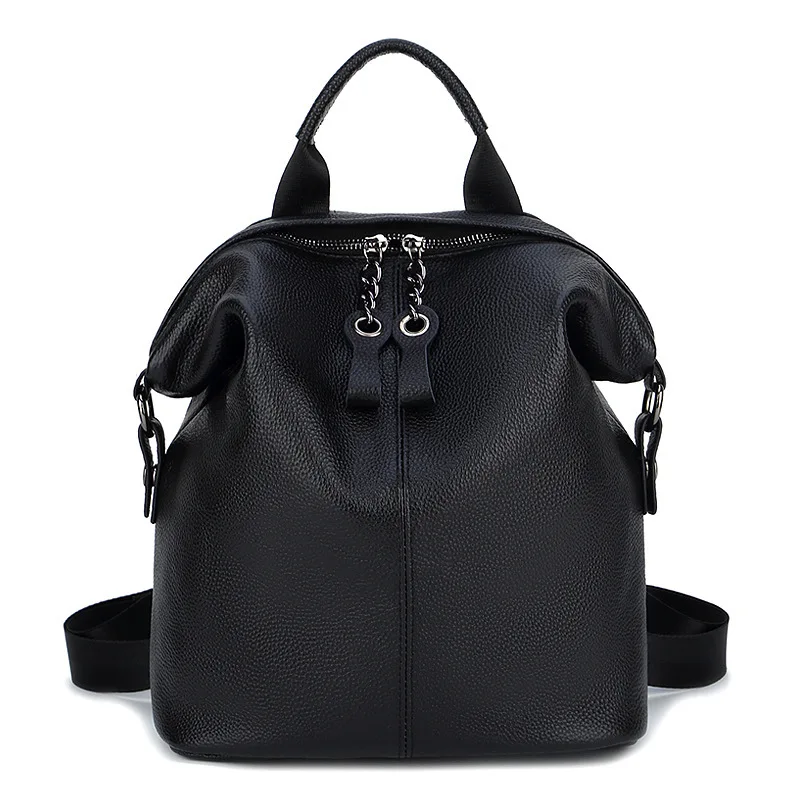 

2019 hot style one shoulder three han edition shoulders cowhide leather handbag with female bag anti-theft travel bag