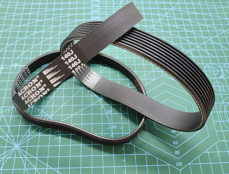 Cinture A Coste PJ307 PJ305 PJ356 120J 140J - Per Trasmissione Motori E Macchinari | Gomma Resistente