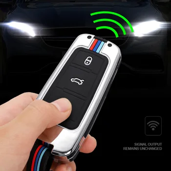 Custodia per chiave a distanza per auto in lega di zinco per Volkswagen VW Passat CC B6 B7 R36 Maogotan 3C Smart Key Protector Shell Fob accessori 5 Custodia per chiave a distanza per auto in lega di zinco per Volkswagen VW Passat CC B6 B7 R36 Maogotan 3C Smart Key Protector Shell Fob accessori - Custodia per chiave a distanza per auto in lega di zinco per Volkswagen VW Passat