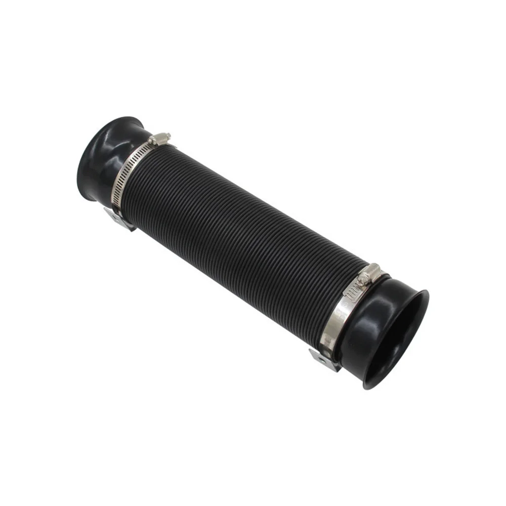 76mm Black Adjustable MultiFlexible Universal Car SUV Turbo Cold Air