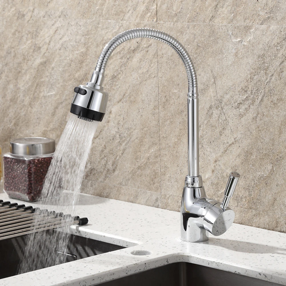 

Rotation Tube 360 Degree Kitchen Sink Faucet Pipe Fittings Single Handle Connection Stainless Steel Sink Faucet Sink Faucet Pipe