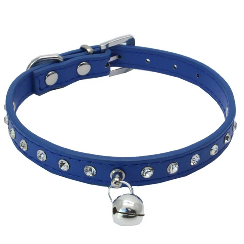 

Pet Supplies Dog Neck Ring Small Dogs Teddy VIP Fashion Leather Chyer Puppy Bell Neck Ring