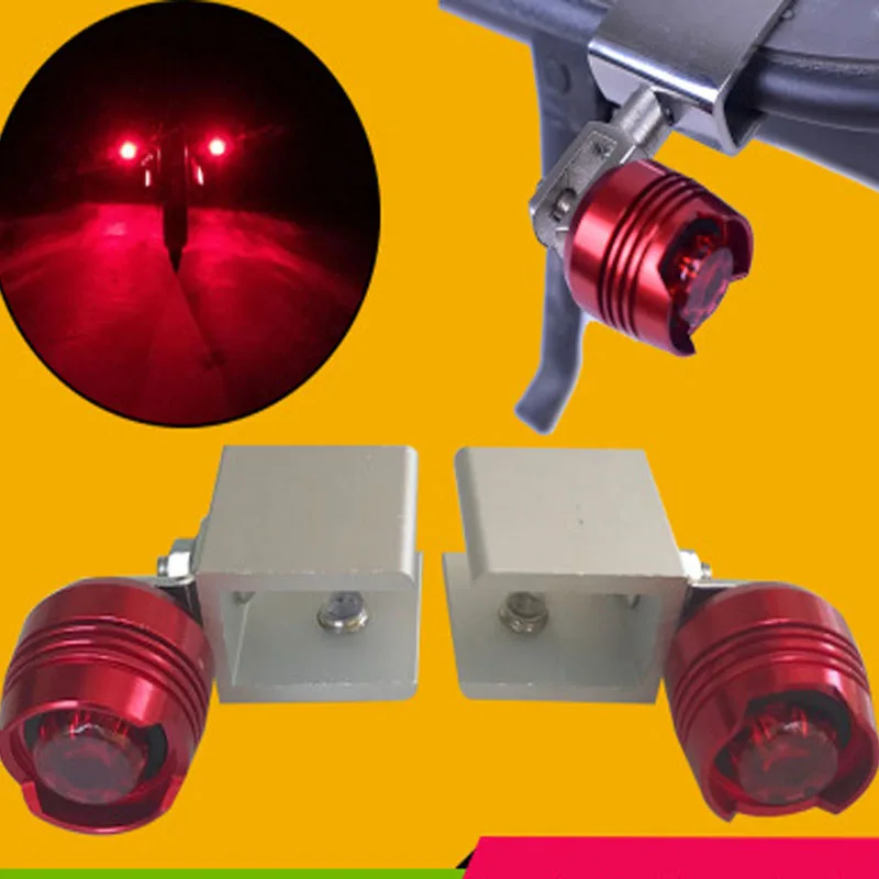

Electric scooter aluminum alloy gemstone rear light for xiaomi m365/m365 pro folding scooter laser light safe warning taillight