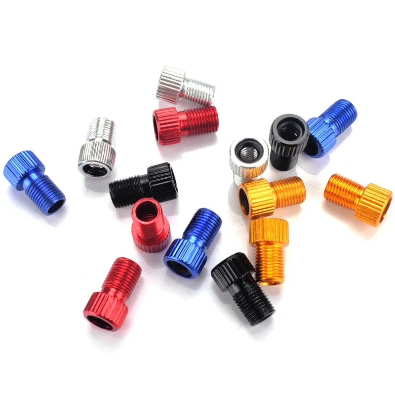 5 pcs/lot Bicycle Aluminum Alloy Valve Cap Mountain Bike Adapter Vacuum Pump Core | Спорт и развлечения