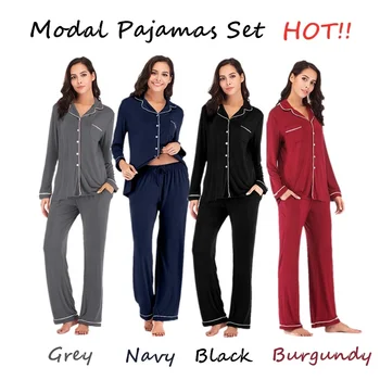 

Women Pajamas Set with Pants Soft and Comfortable 4 Colors Muti Sizes Pijamas Women