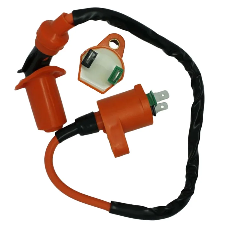 High Voltage Ignition Coil for GY6 50CC 150CC Scooter ATV Go Kart Parts Plastic+ Metal Ignition Coil