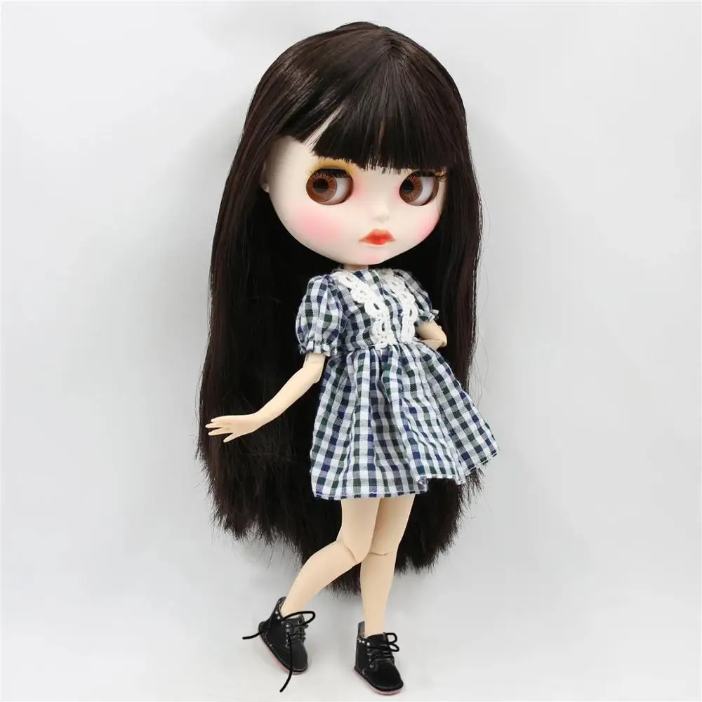 ICY DBS Blyth doll 1/6 bjd joint body short brown hair matte face 30cm toy girls gift anime 6