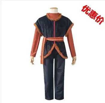 

Anime Snow Queen Prince Kristoff Cosplay Costume Unisex Adult Warm Suit Full Sets for Halloween Carnival Party