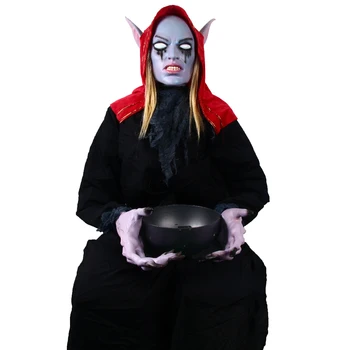 

2020 Latest Product Halloween Demon Ghost Rising Frightronic Vampire Sitting Electric Animated Prop