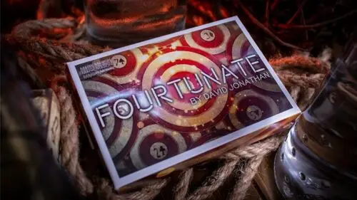 

Fourtunate (Gimmicks and Online Instructions) by David Jonathan and Mark Mason Close up Magic Tricks Illusions Card Magic Fun