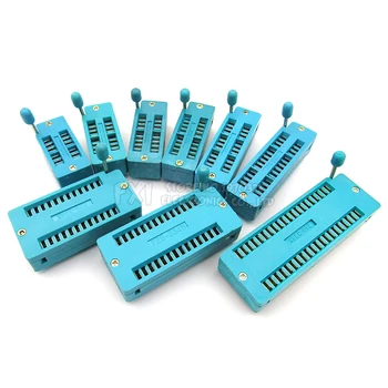

1pcs 2.54MM IC lock seat socket Test Universal ZIF sockets 14Pin 16Pin 18Pin 20Pin 24Pin 28Pin 14P 16P 18P 20P 24 28P IC socket