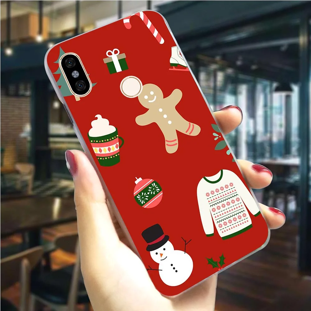 Рождественский новогодний жесткий чехол для телефона Xiaomi Redmi 5 Plus, чехол 4A 4X5 5A Prime 6 6A 7 GO 7A K20 Pro Note 3 4 5 6 7 - Цвет: K3002410