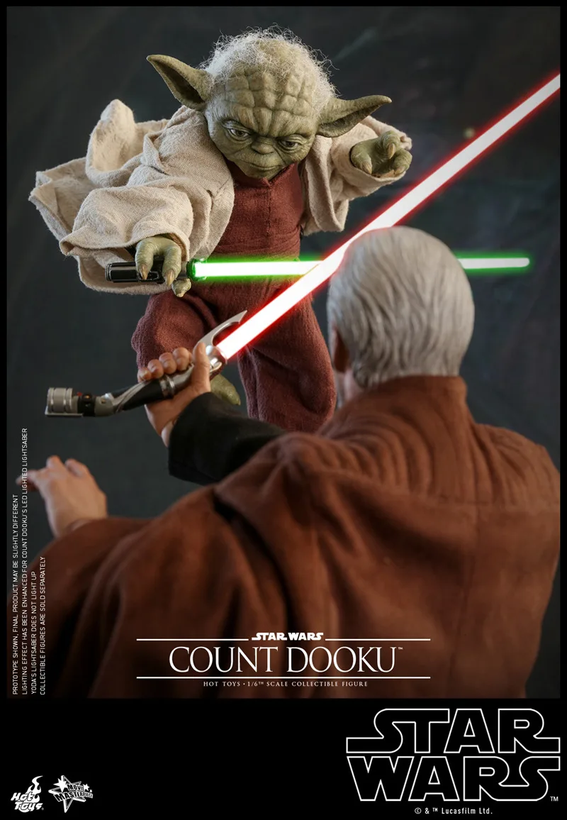 Для коллекции полный набор HotToys «камень, ножницы, бумага» MMS495 1/6th Мастер Йода фигурка для вентиляторы коллекция