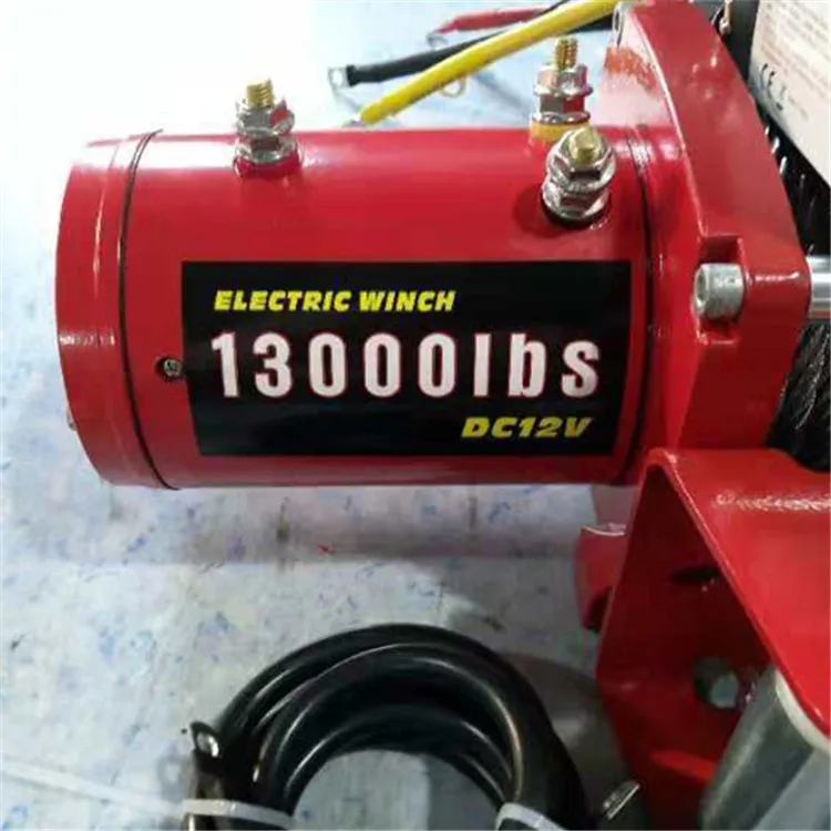 Лебедка 12V 13000 фунтов, электрическая лебедка трос лебедки