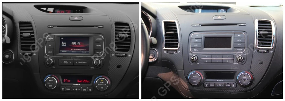 Best Android 8.1 GPS Navigation DVD Player for Kia Cerato K3 Forte 2013-2016 Left Hand Drive Tesla Radio 10.4" HD Multimedia Headunit 10