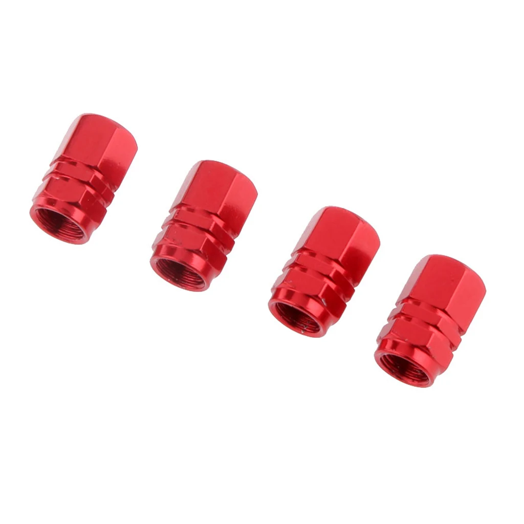 Red-4pcs колесо шинный воздушный клапан колпак для автомобиля грузовика мотоцикла винт Пылезащитный чехол