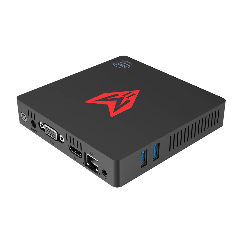 MII V Мини ПК J3355 Win 10 In Apollo Lake 4 Гб 64 ТВ приставка 2 4G 5 8G WIFI BT 0 медиаплеер 1000 Мбит/с