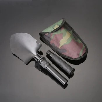 

Garden Tools Military Portable Folding Shovel Multifunction Stainless Steel Survival Spade Trowel Camping Outdoor Cleaning Tool