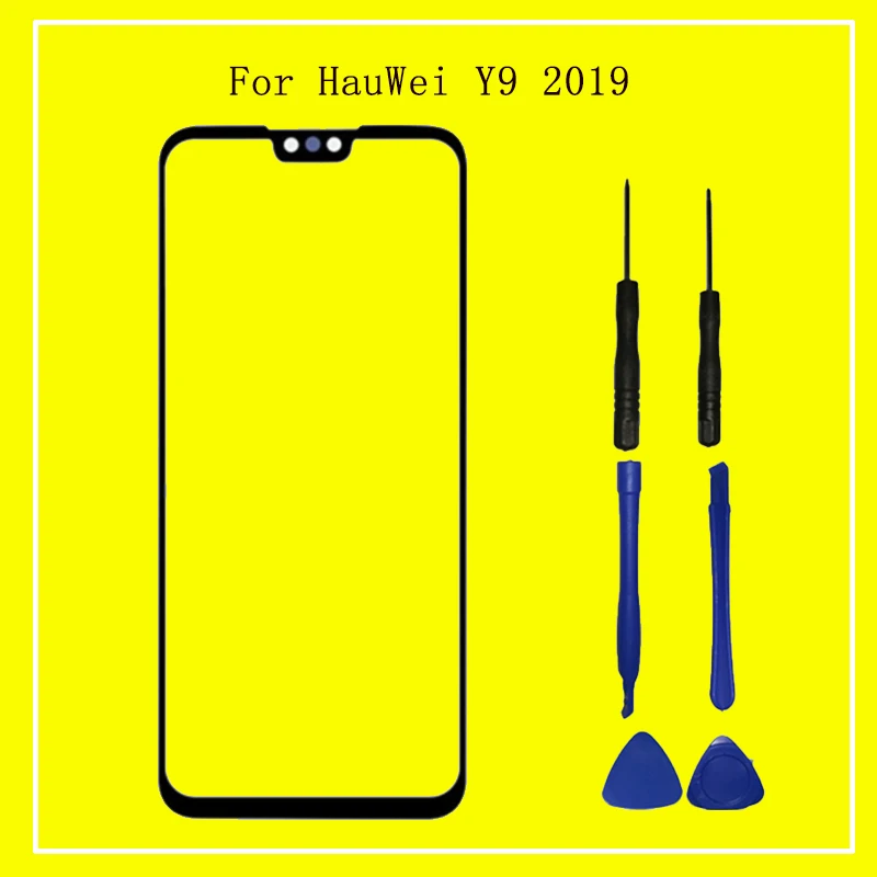 Сенсорный экран для huawei Y9 2019 сенсорный дигитайзер Панель переднее стекло