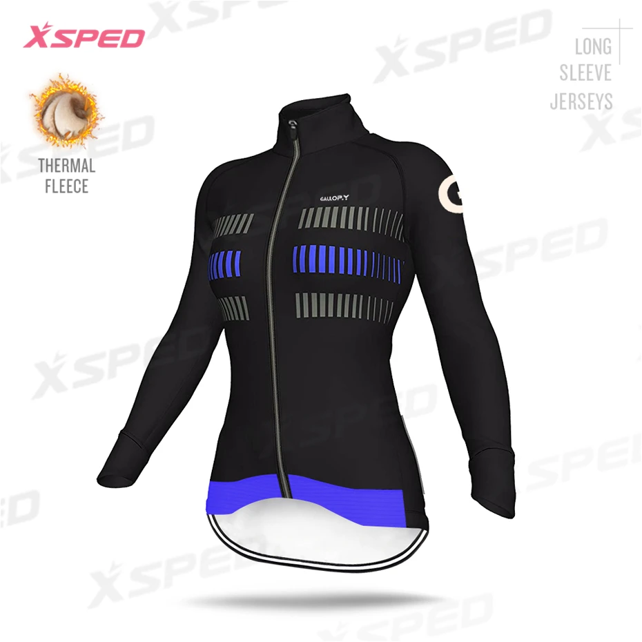 Cycling Jerseys Профессиональная команда ALEing, женская зимняя одежда для велоспорта, Теплая Флисовая кофта с длинным рукавом, женский комбинезон, одежда для шоссейного велосипеда, теплая одежда для улицы - Цвет: Cycling Jerseys