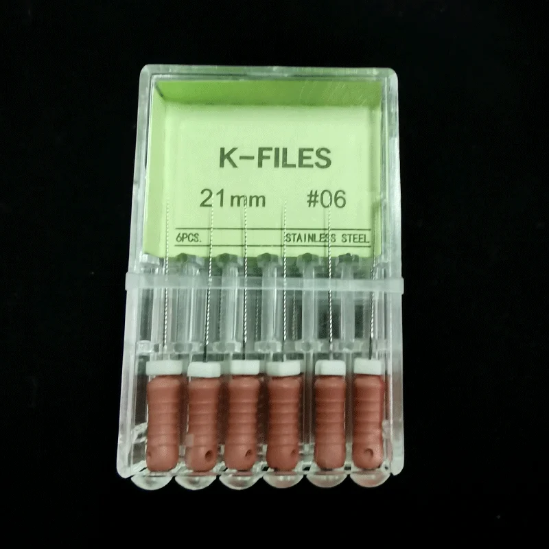 כלי רפואיים לשיניים קנל שורש קצה קובץ 21mm 25mm 31mm פלדת אל-חלד כלי רפואיים אנדודונטיים רופא שיניים אודונטולוגיה