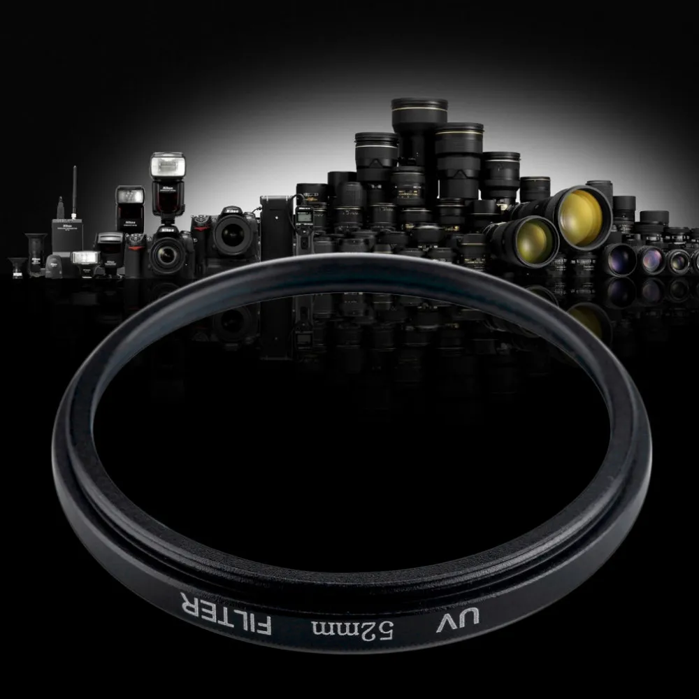 52 мм Haze UV фильтр объектива 52 мм объектив протектор для DSLR/SLR/DC/DV объектив камеры пыленепроницаемый влагостойкий устойчивый к царапинам