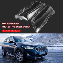 Headlamp Lens Cover Left & Right Clear Glass Lampcover Cover Car Accessories Direct Replacement Protective Shell Headlight Cover