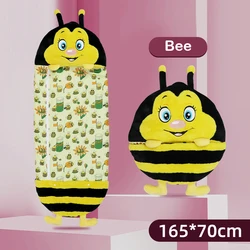 Saco de dormir Universal para bebé y niña, juguete de felpa para las cuatro estaciones, regalo de cumpleaños, abeja deformada