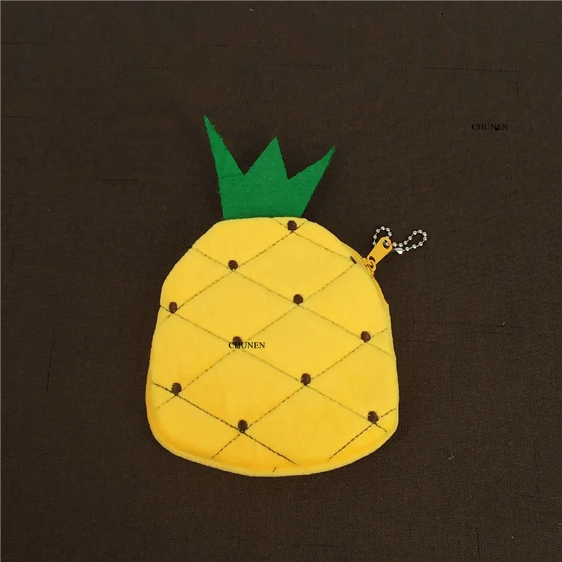 Size 10CM Watermelon Plush Purse Key chain plush purse BAG plush toys plush coin purse