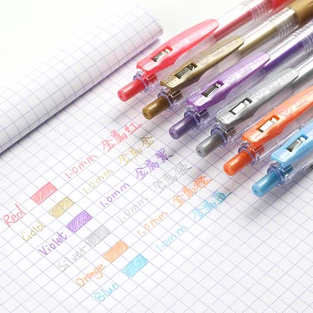 

1PC ZEBRA Metallic Gel Pens 1.0mm SARASA Clip Retractable Colored Pens for Black Paper Drawing Doodling DIY Gift Card Journaling