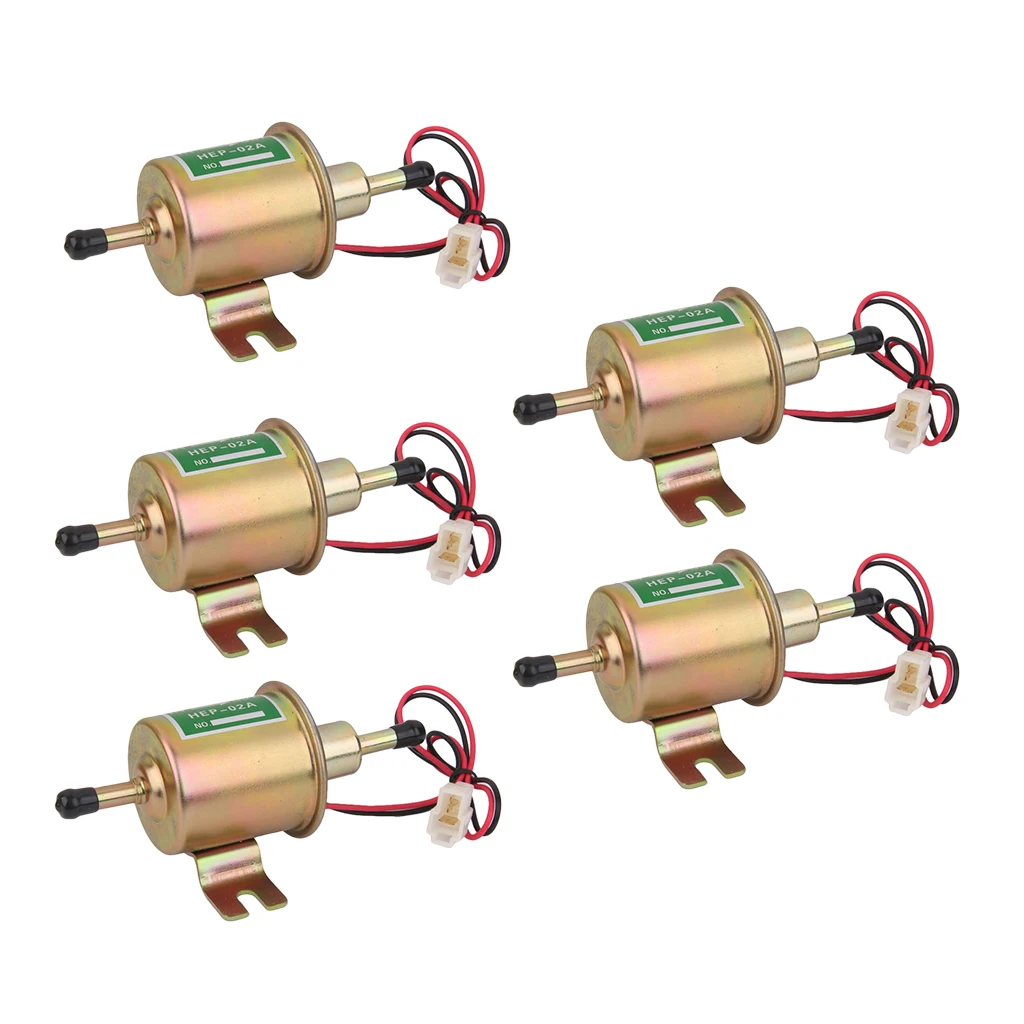 Газ Дизель Inline низкого давления Электрический топливный насос 12 В HEP02A HEP-02A 5x