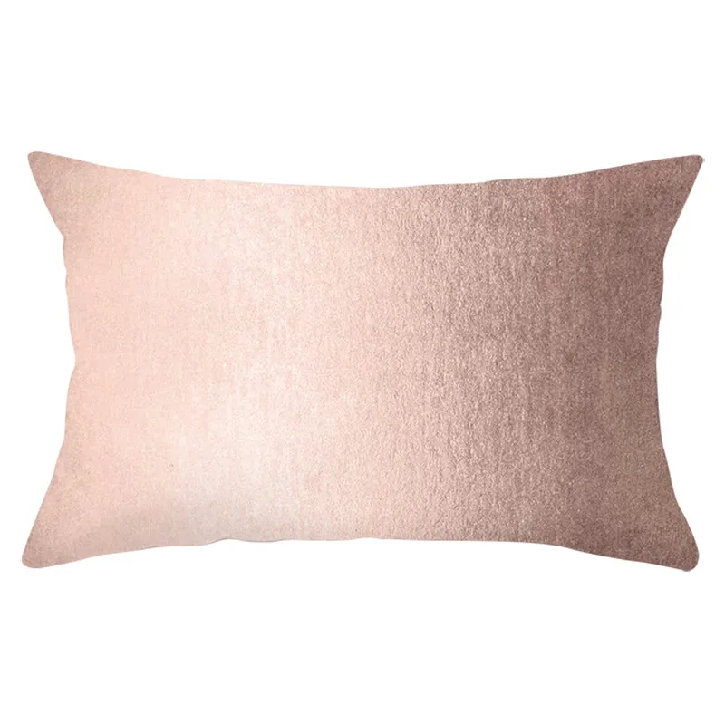 Fuwatacchi прямоугольный чехол для подушки из полиэстера Геометрическая наволочка для дивана декоративные розовые золотые наволочки 30*50 см - Цвет: PC12332