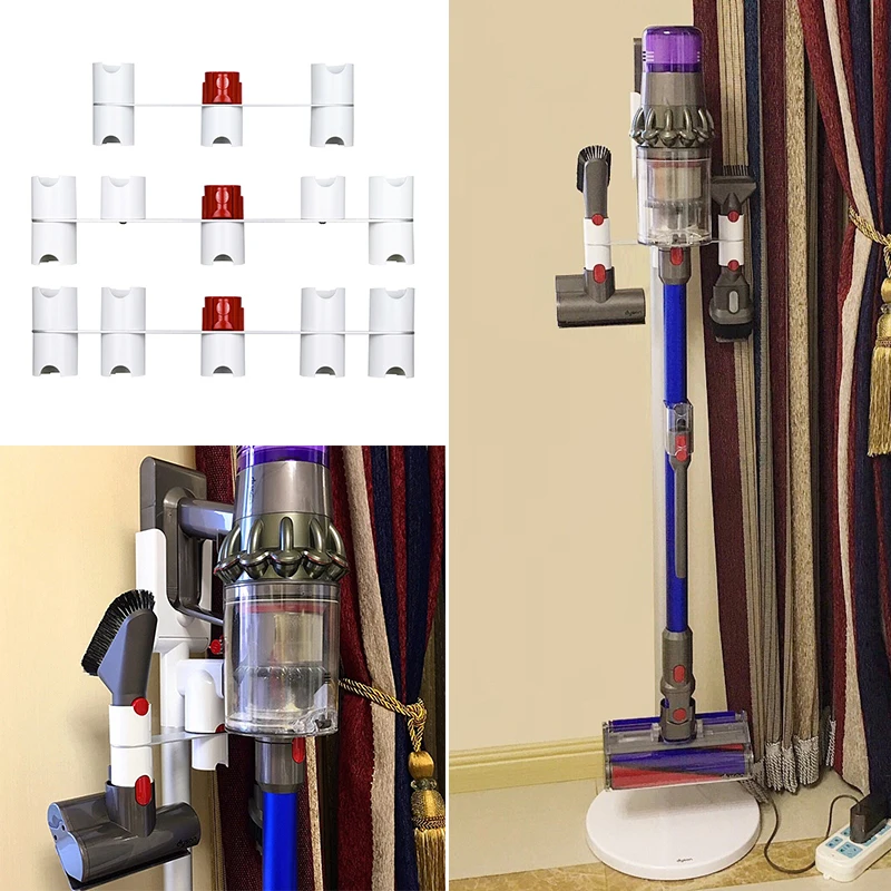 Storage Bracket Holder Absolute Vacuum Cleaner Parts Accessories Brush Tool  Nozzle Base Free Punching For Dyson V11 Dok |Cleaning Brushes| - AliExpress