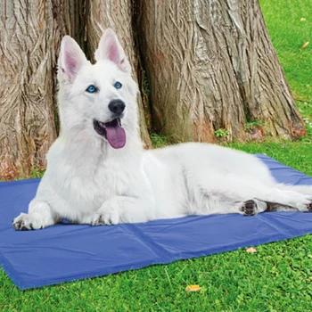 

Pet Dog Self Cooling Mat Pressure Activated Pad Blue Gel Mat For Kennels Beds Car Seats Couches